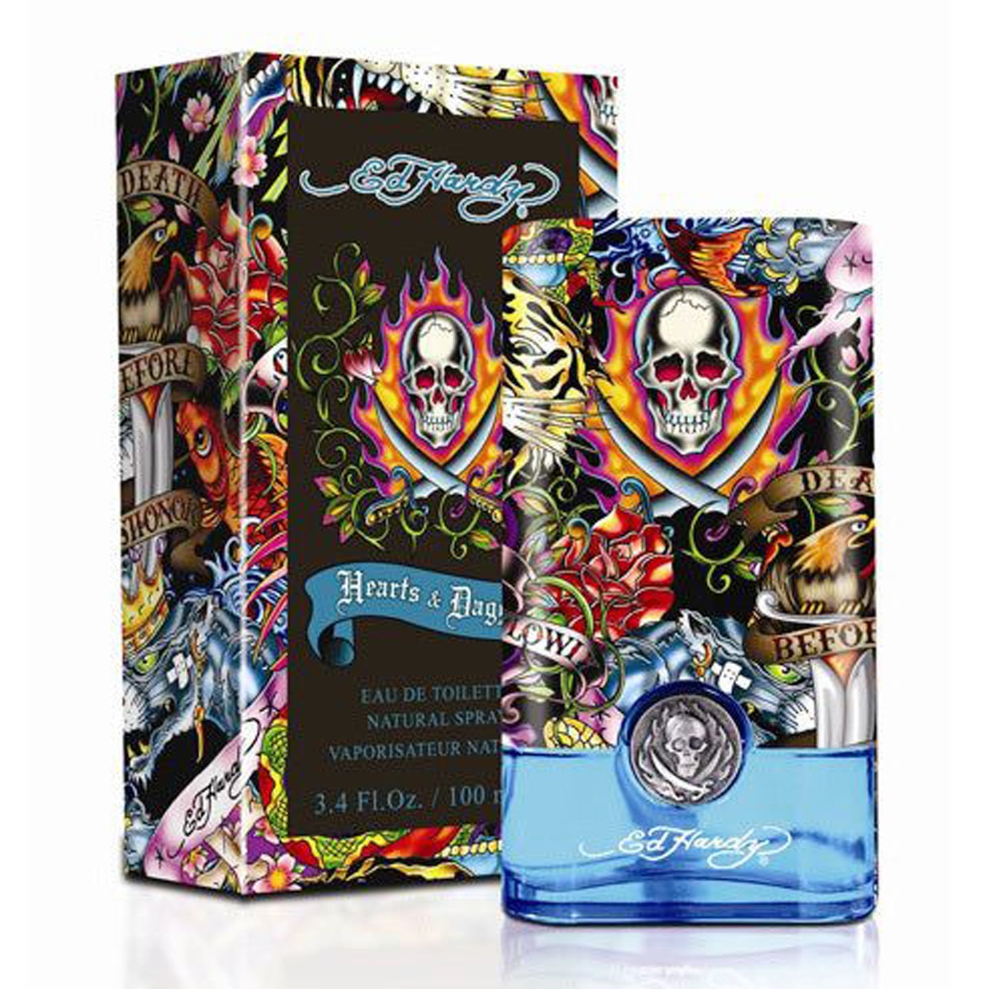 Ed Hardy Hearts & Daggers Eau De Toilette Spray 100 ml for Men