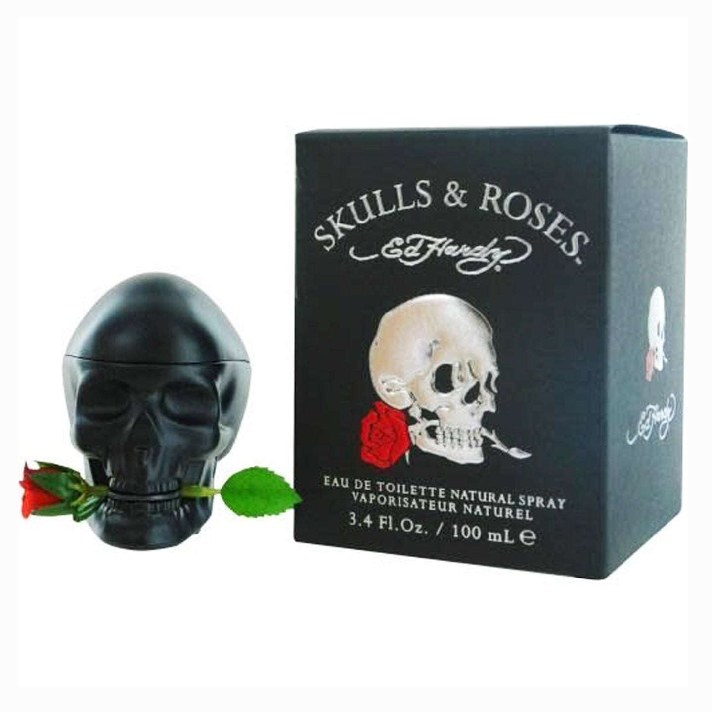 Ed Hardy Skull & Roses Eau De Toilette Spray 100 ml for Men