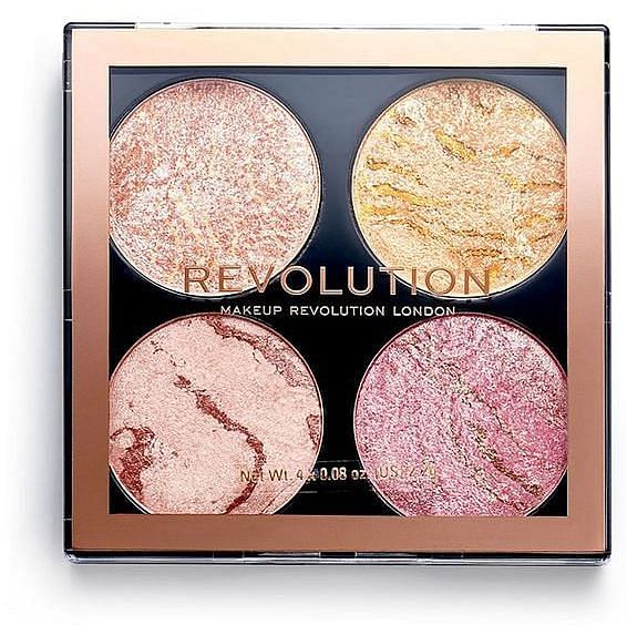 Highlighting And Bronzing Palette Cheek Kit Fresh Perspective 4X2.2 Gr